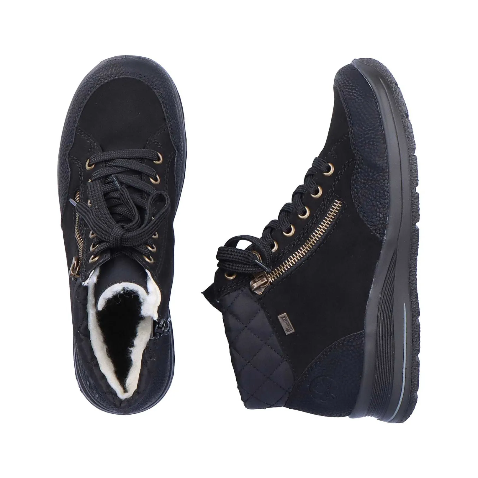 Discount Women'S Lace-Up Shoes Deep Black Ladies Low Shoes & Slippers