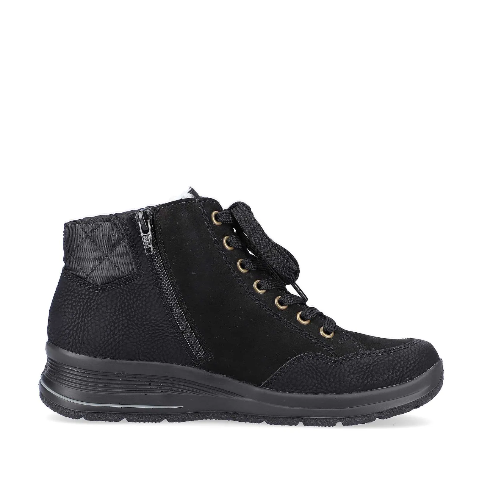 Discount Women'S Lace-Up Shoes Deep Black Ladies Low Shoes & Slippers