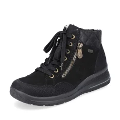 Discount Women'S Lace-Up Shoes Deep Black Ladies Low Shoes & Slippers