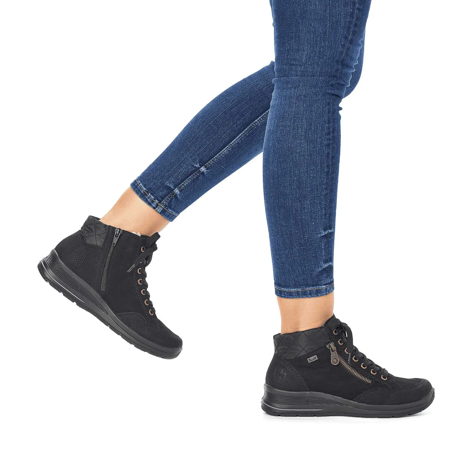 Discount Women'S Lace-Up Shoes Deep Black Ladies Low Shoes & Slippers