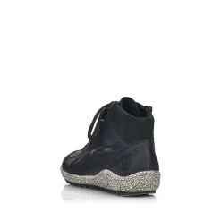 Women'S Lace-Up Shoes Deep Black Ladies Low Shoes & Slippers