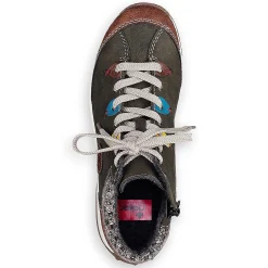 Outlet Women'S Lace-Up Shoes Moss Green Ladies Low Shoes & Slippers