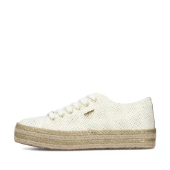 Women'S Lace-Up Shoes Swan White Ladies Low Shoes & Slippers