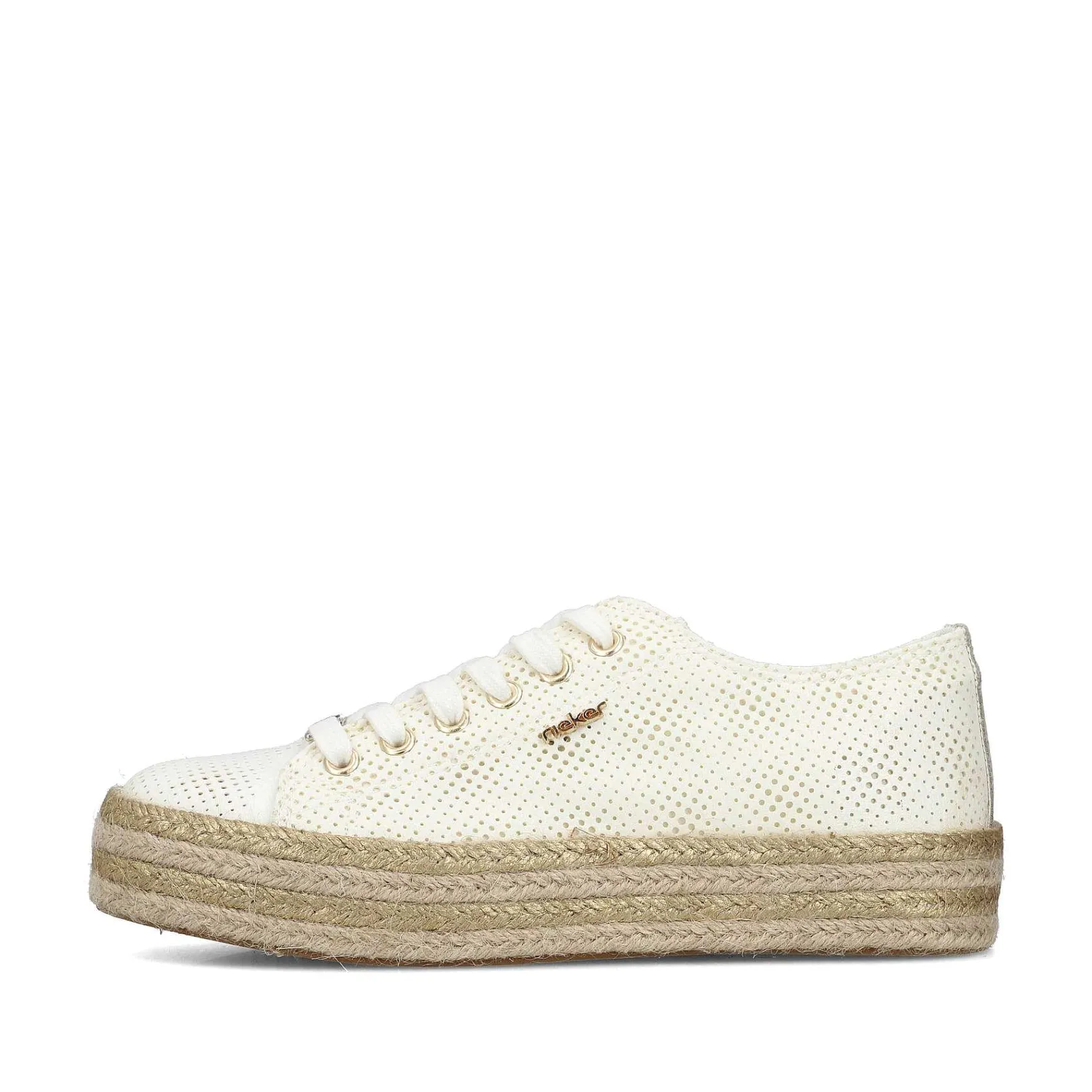 Women'S Lace-Up Shoes Swan White Ladies Low Shoes & Slippers