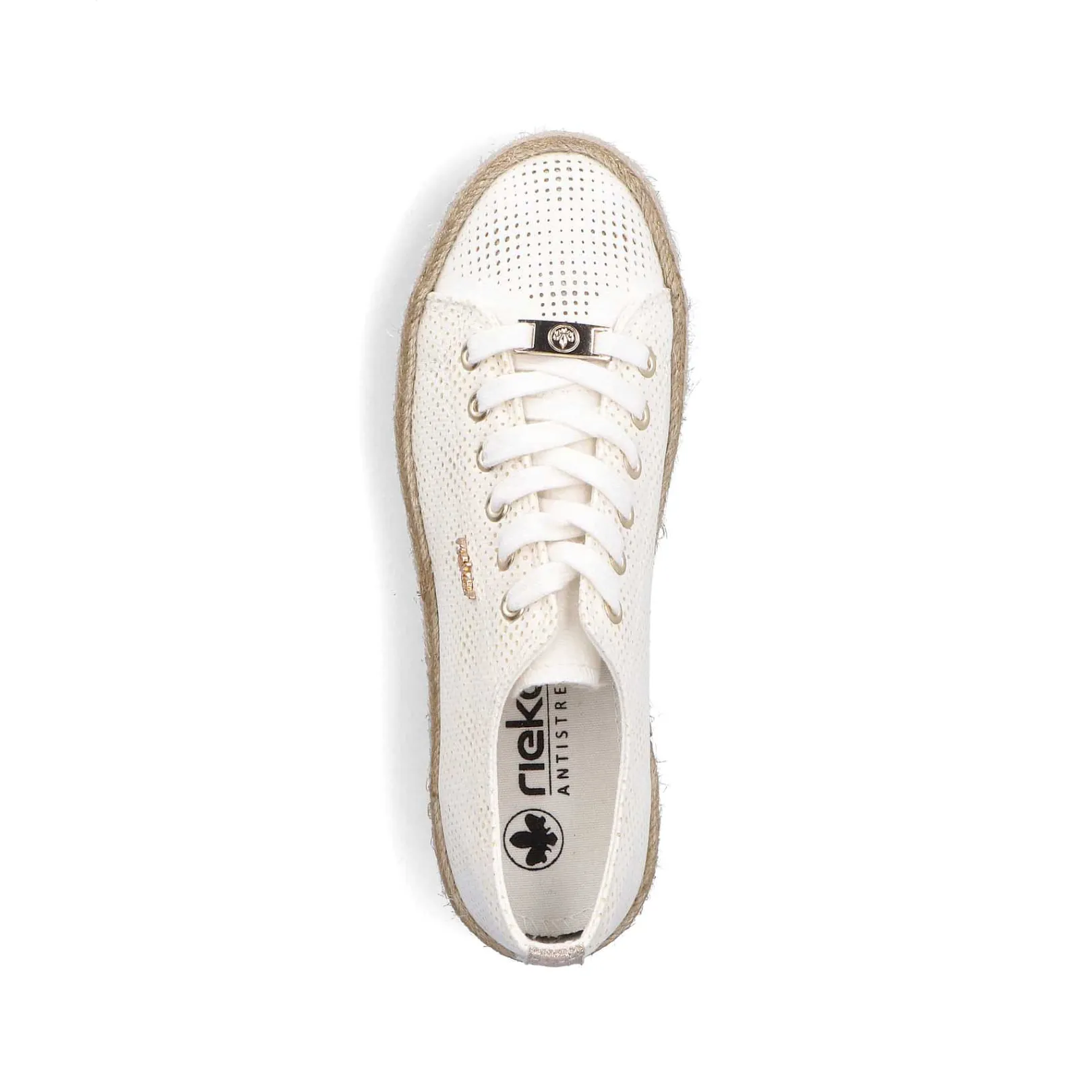 Women'S Lace-Up Shoes Swan White Ladies Low Shoes & Slippers