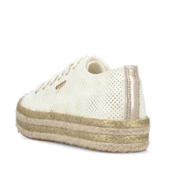 Women'S Lace-Up Shoes Swan White Ladies Low Shoes & Slippers