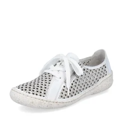 Sale Women'S Lace-Up Shoes Pure White Ladies Low Shoes & Slippers