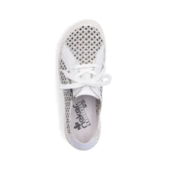 Sale Women'S Lace-Up Shoes Pure White Ladies Low Shoes & Slippers