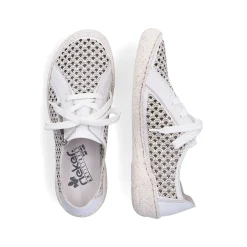 Sale Women'S Lace-Up Shoes Pure White Ladies Low Shoes & Slippers