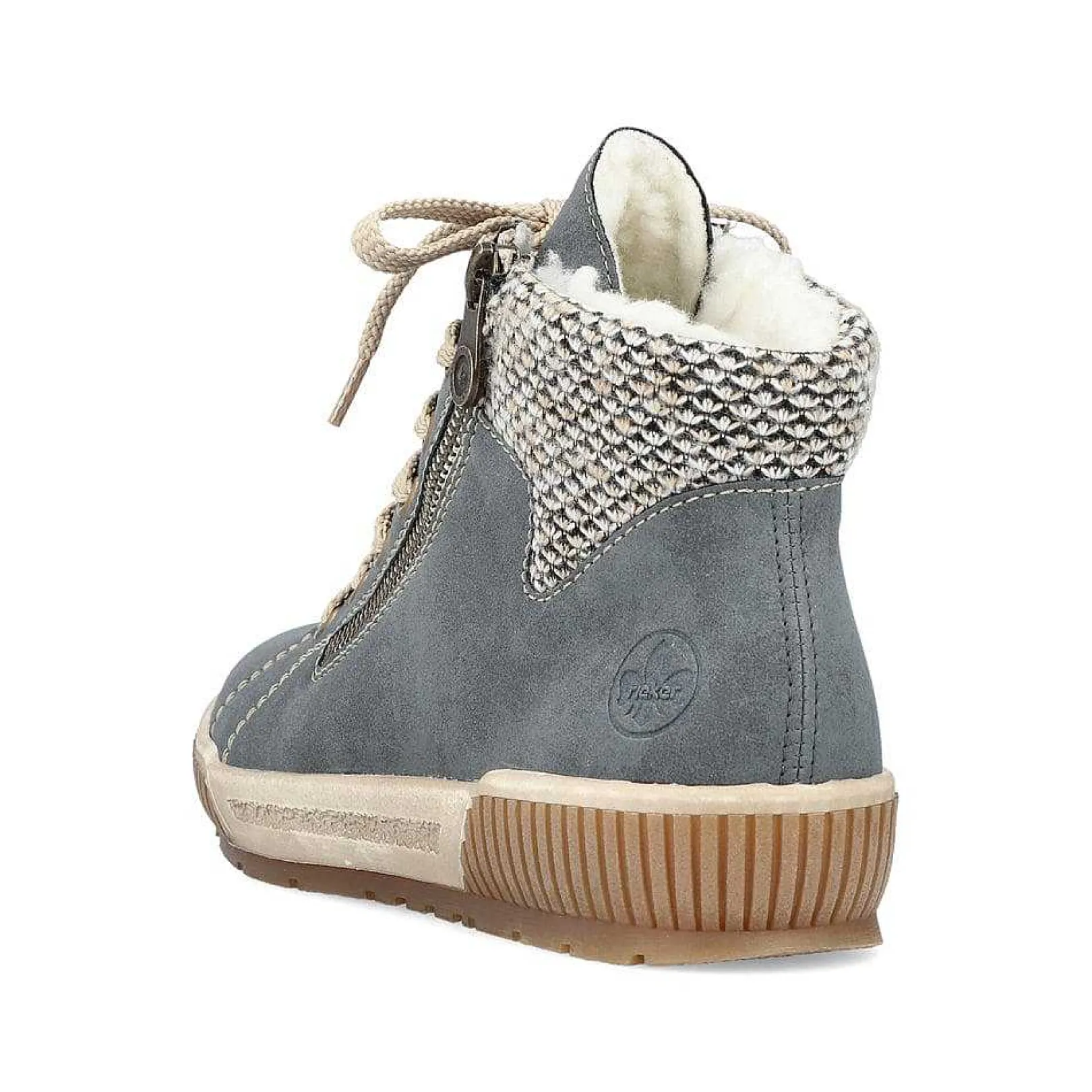 New Women'S Lace-Up Shoes Blue-Gray Ladies Low Shoes & Slippers