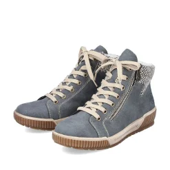 New Women'S Lace-Up Shoes Blue-Gray Ladies Low Shoes & Slippers