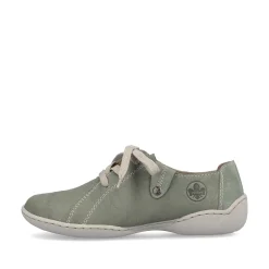 Outlet Women'S Lace-Up Shoes Green Gray Ladies Low Shoes & Slippers