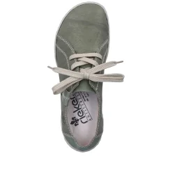 Outlet Women'S Lace-Up Shoes Green Gray Ladies Low Shoes & Slippers