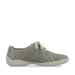 Outlet Women'S Lace-Up Shoes Green Gray Ladies Low Shoes & Slippers