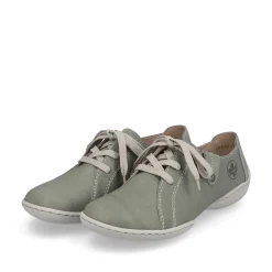 Outlet Women'S Lace-Up Shoes Green Gray Ladies Low Shoes & Slippers
