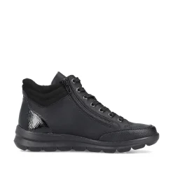Sale Women'S Lace-Up Shoes Deep Black Ladies Low Shoes & Slippers