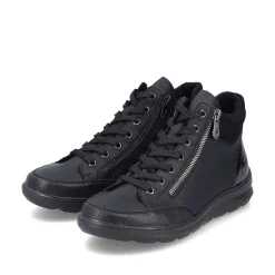 Sale Women'S Lace-Up Shoes Deep Black Ladies Low Shoes & Slippers