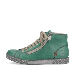 Online Women'S Lace-Up Shoes Emerald Green Ladies Low Shoes & Slippers