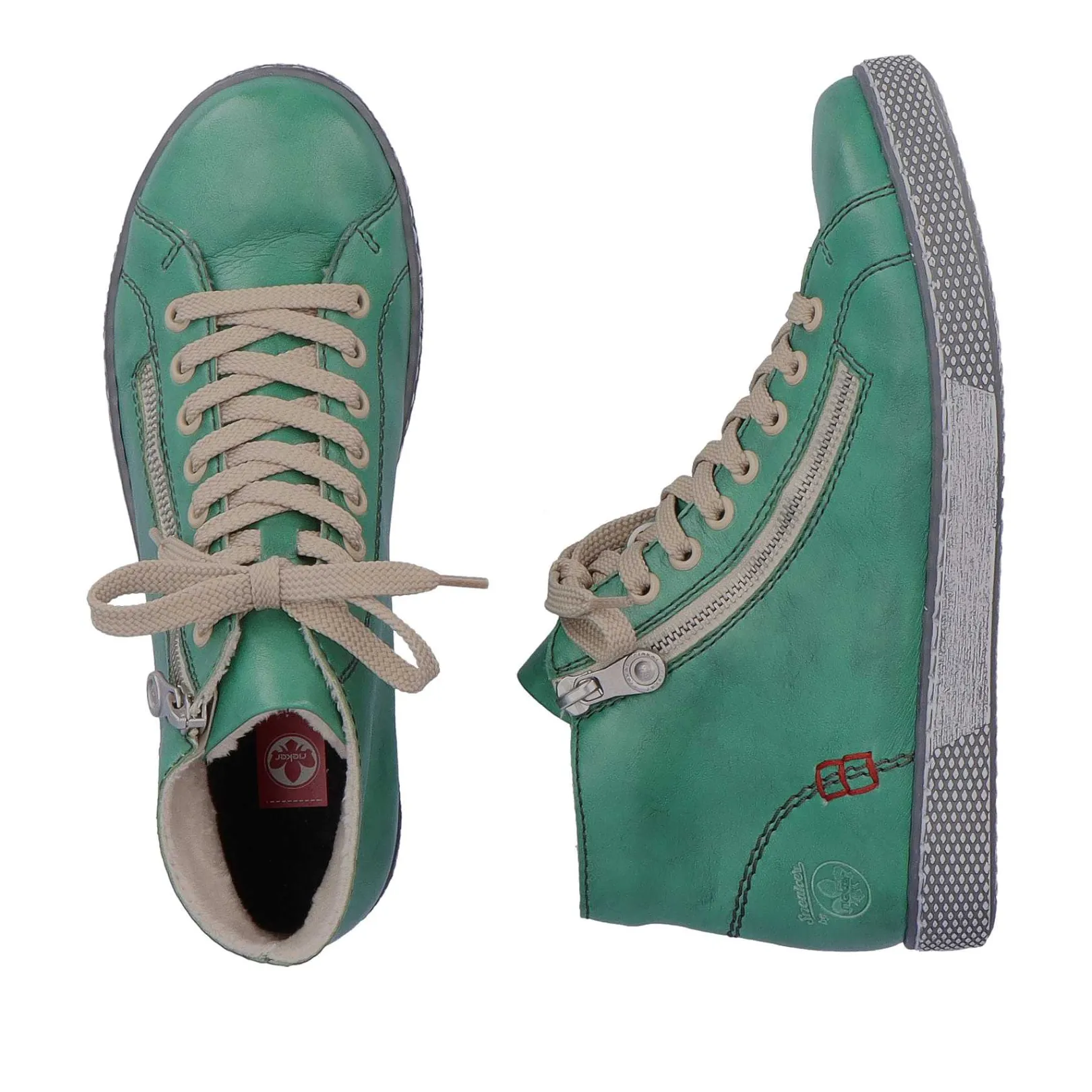 Online Women'S Lace-Up Shoes Emerald Green Ladies Low Shoes & Slippers