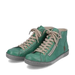 Online Women'S Lace-Up Shoes Emerald Green Ladies Low Shoes & Slippers