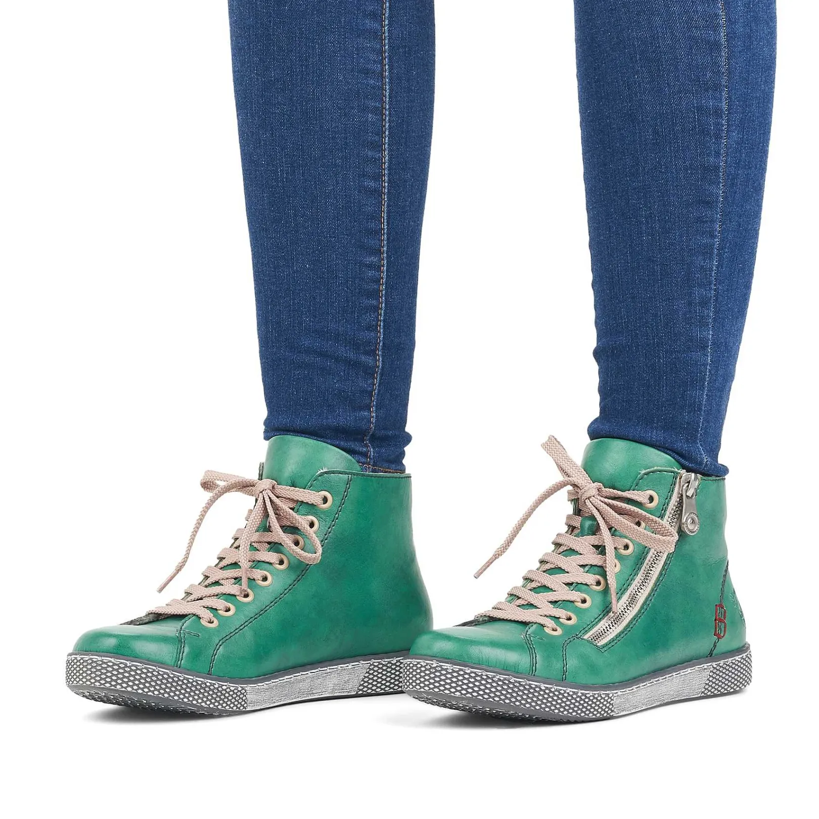 Online Women'S Lace-Up Shoes Emerald Green Ladies Low Shoes & Slippers