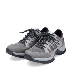 Discount Women'S Lace-Up Shoes Steel Gray Ladies Low Shoes & Slippers