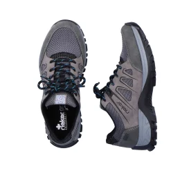 Discount Women'S Lace-Up Shoes Steel Gray Ladies Low Shoes & Slippers