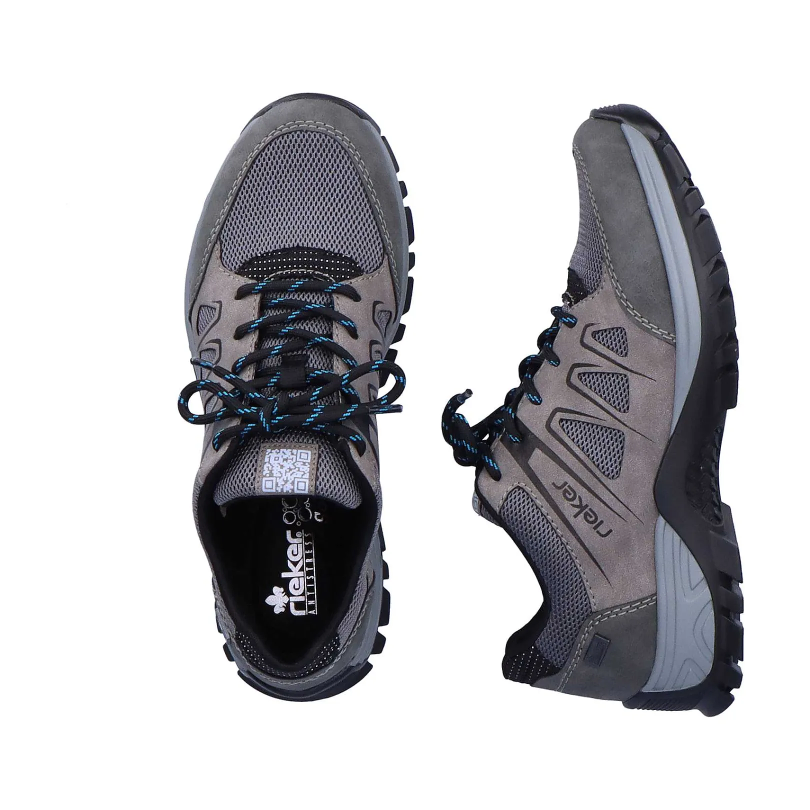 Discount Women'S Lace-Up Shoes Steel Gray Ladies Low Shoes & Slippers