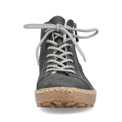 Hot Women'S Lace-Up Shoes Asphalt Gray Ladies Low Shoes & Slippers