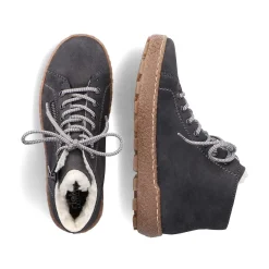 Hot Women'S Lace-Up Shoes Asphalt Gray Ladies Low Shoes & Slippers