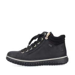 Discount Women'S Lace-Up Shoes Deep Black Ladies Low Shoes & Slippers