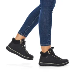 Discount Women'S Lace-Up Shoes Deep Black Ladies Low Shoes & Slippers
