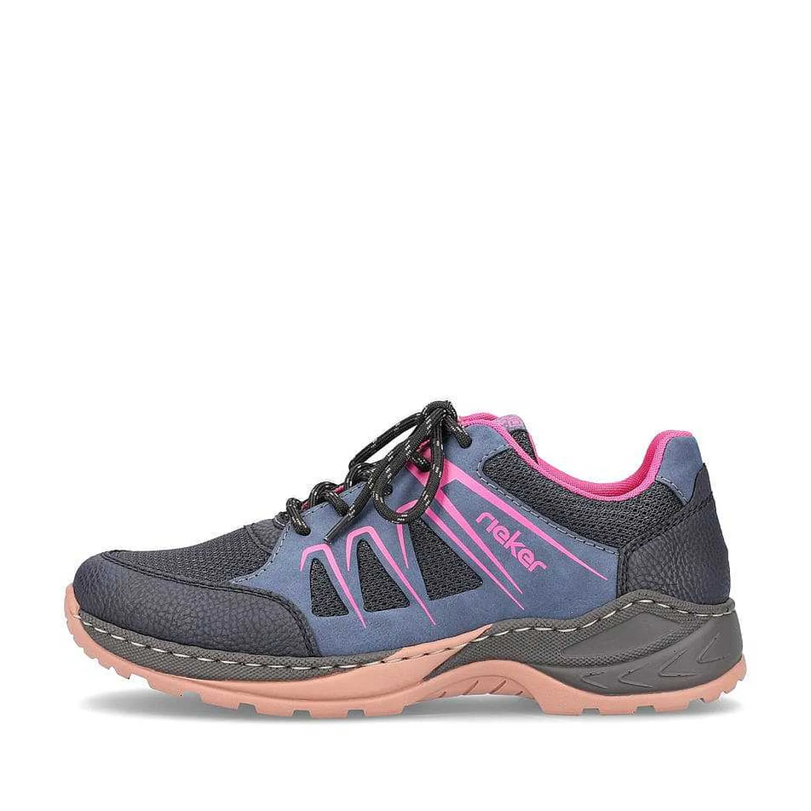 Clearance Women'S Lace-Up Shoes Navy Blue-Raspberry Red Ladies Low Shoes & Slippers