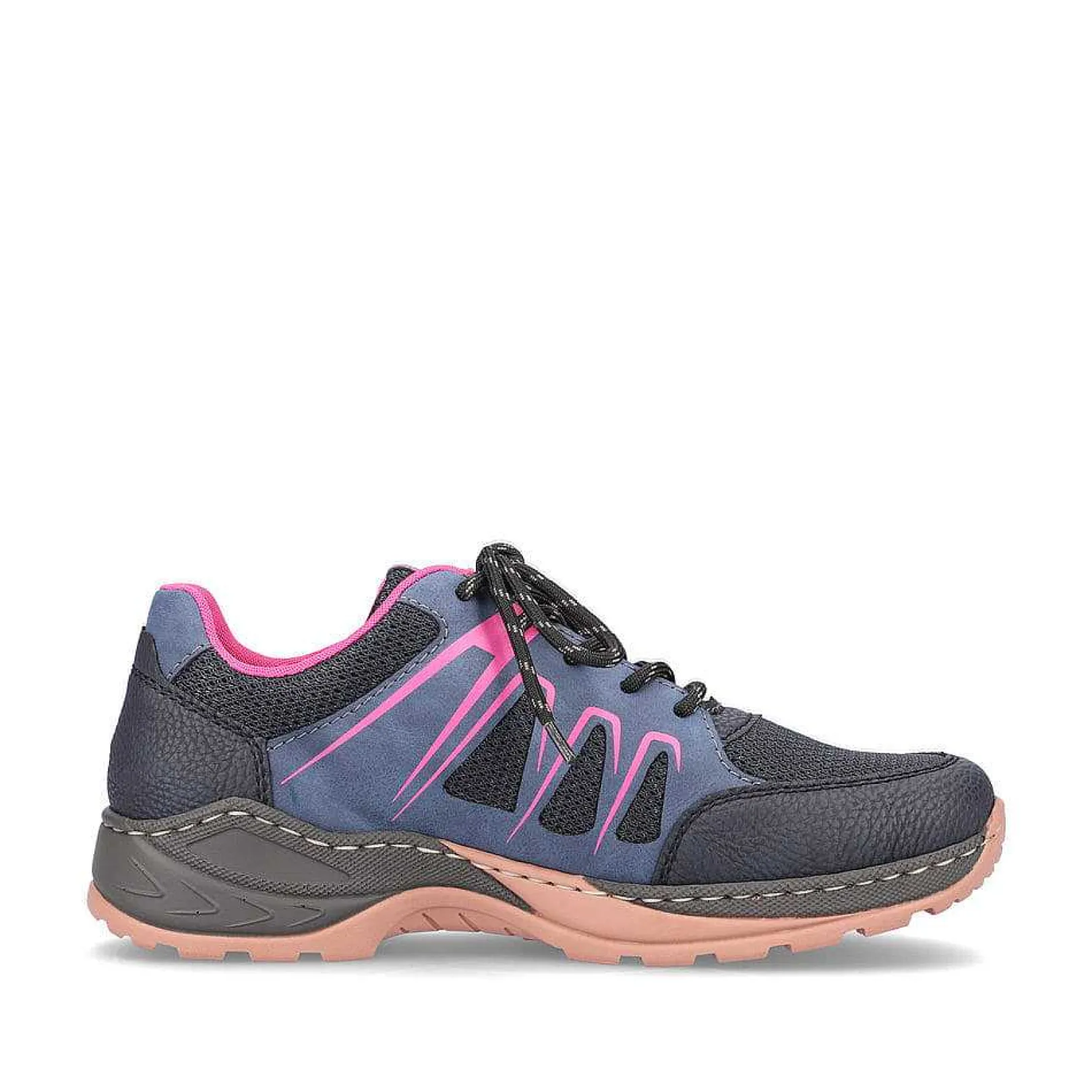 Clearance Women'S Lace-Up Shoes Navy Blue-Raspberry Red Ladies Low Shoes & Slippers