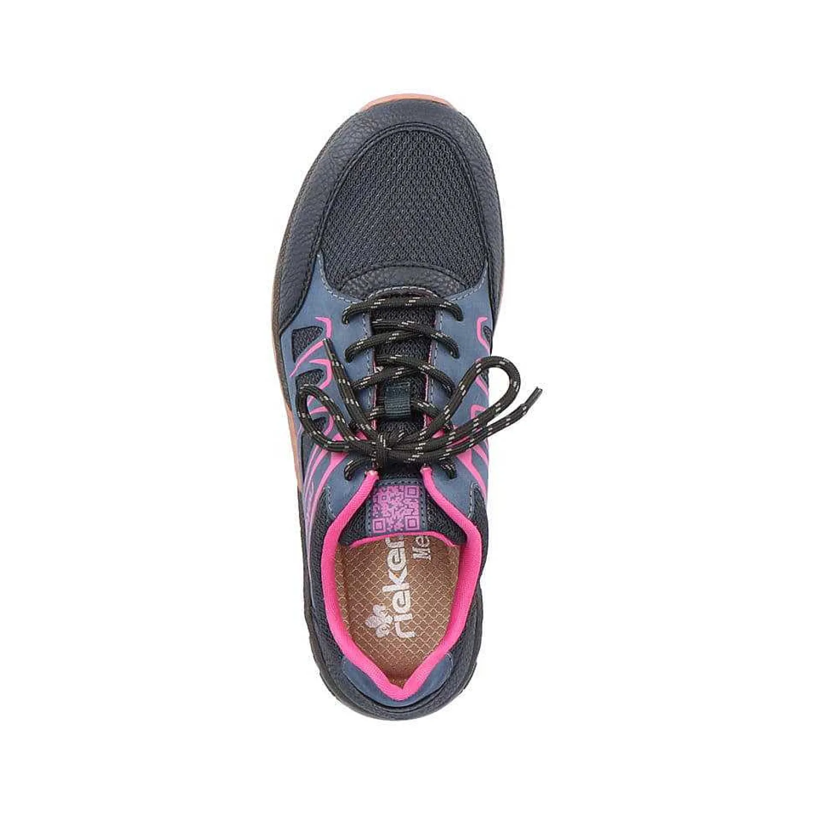 Clearance Women'S Lace-Up Shoes Navy Blue-Raspberry Red Ladies Low Shoes & Slippers
