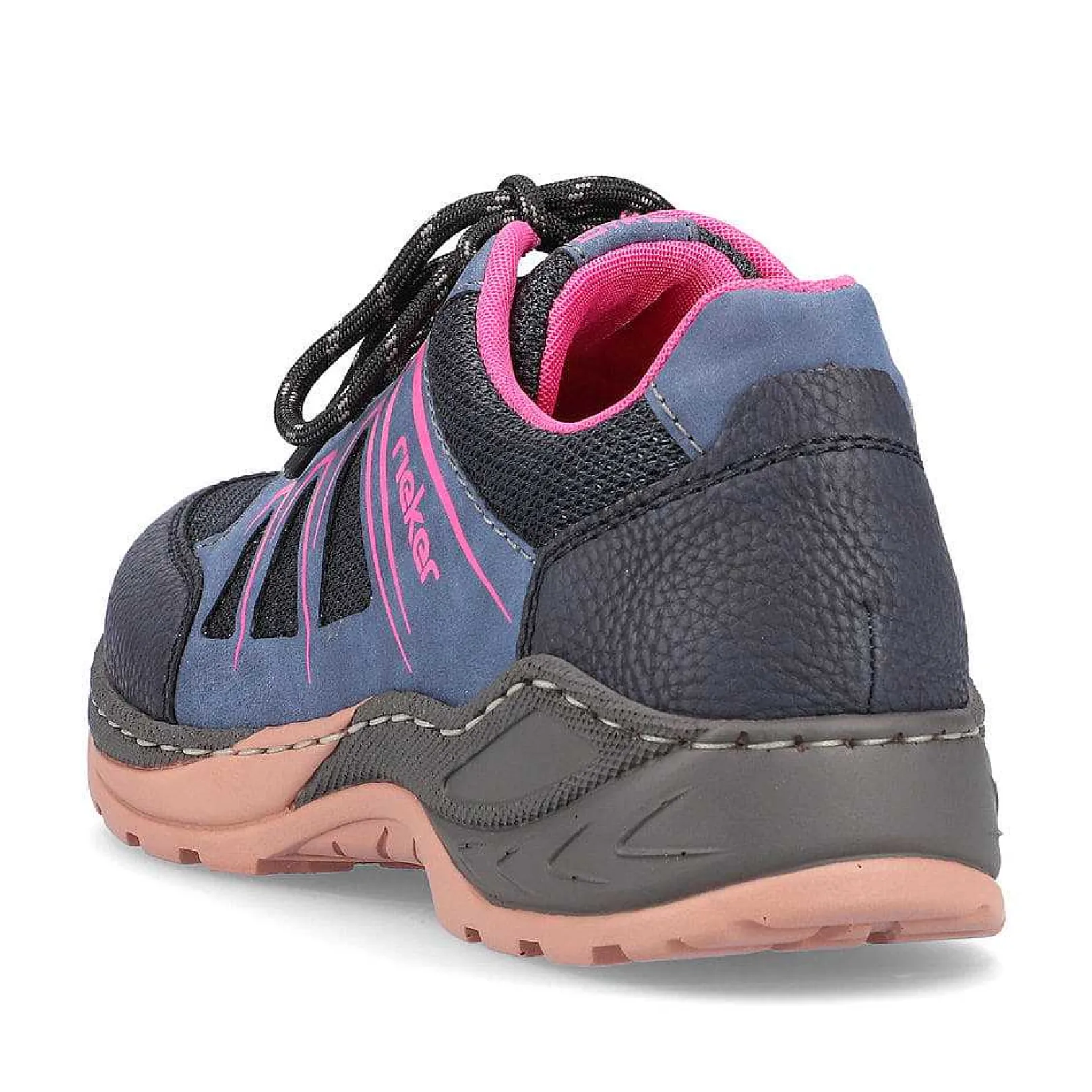 Clearance Women'S Lace-Up Shoes Navy Blue-Raspberry Red Ladies Low Shoes & Slippers
