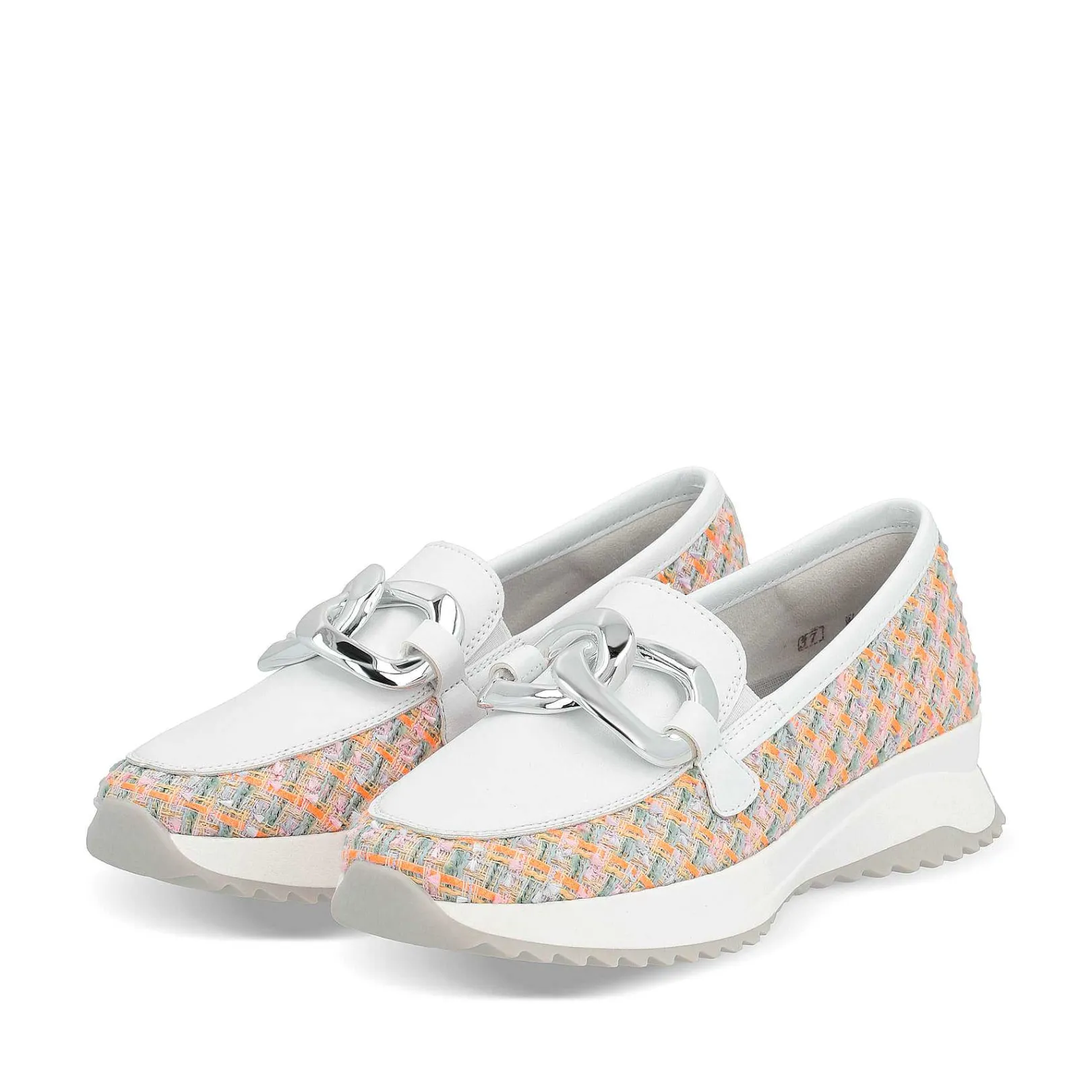 Outlet Women'S Loafer White-Multi Ladies Colorful Styles