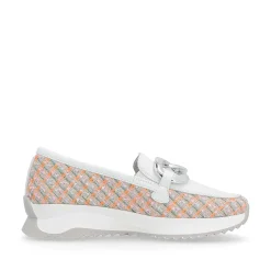 Outlet Women'S Loafer White-Multi Ladies Colorful Styles