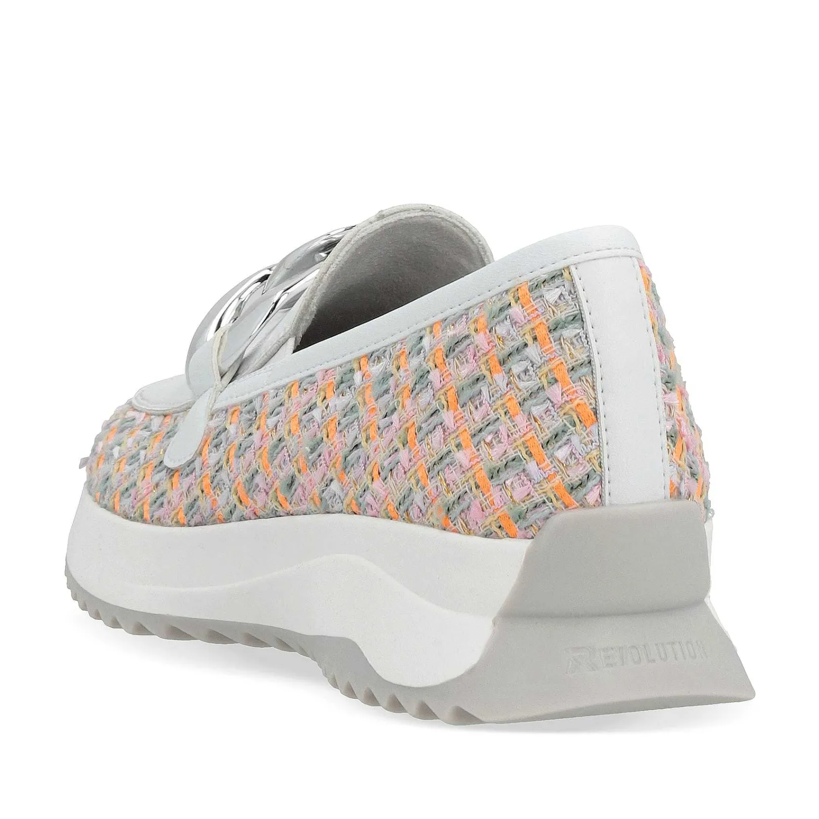 Outlet Women'S Loafer White-Multi Ladies Colorful Styles