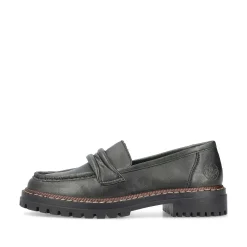 Discount Women'S Loafers Army Green Ladies Loafers & Ballerinas