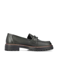 Discount Women'S Loafers Army Green Ladies Loafers & Ballerinas