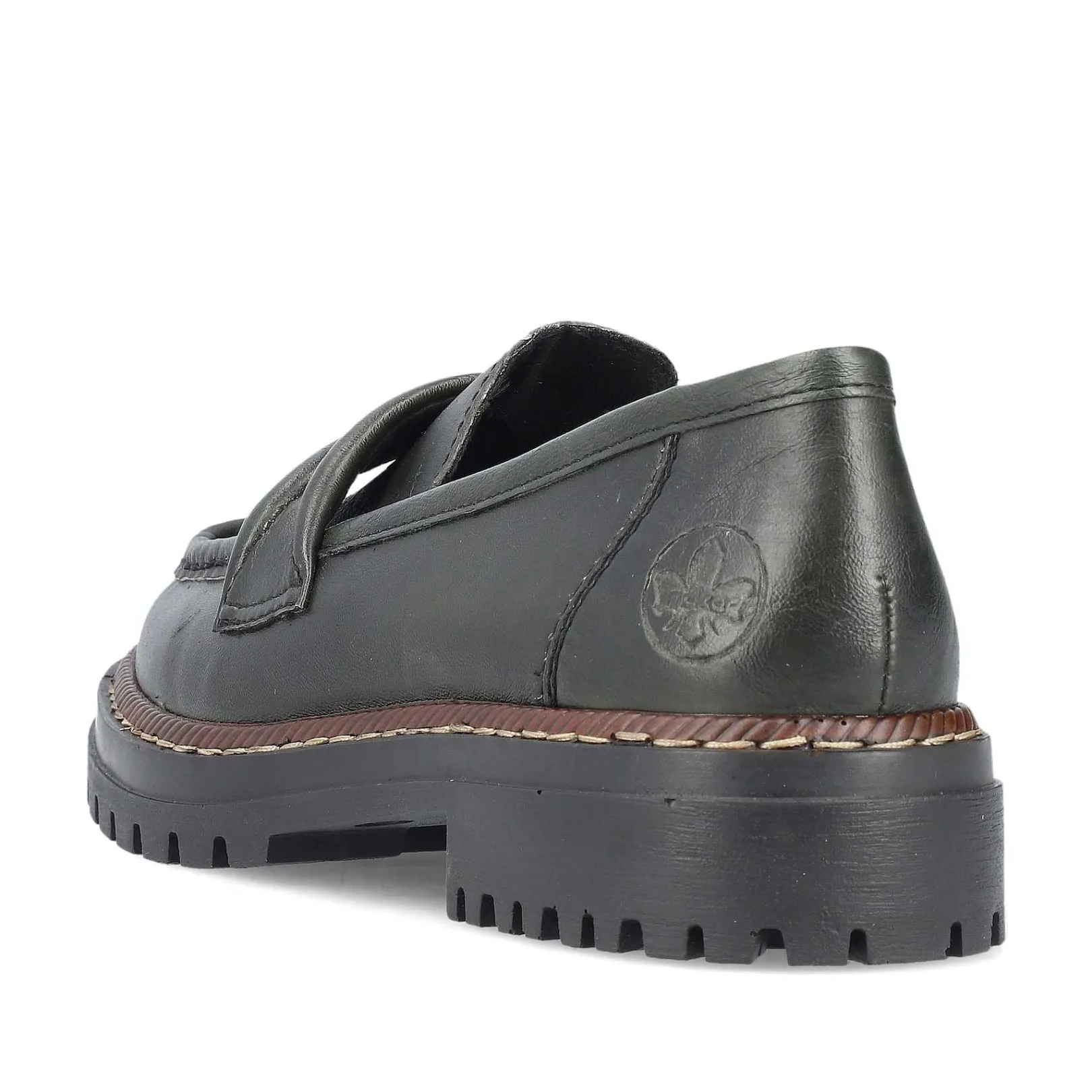 Discount Women'S Loafers Army Green Ladies Loafers & Ballerinas