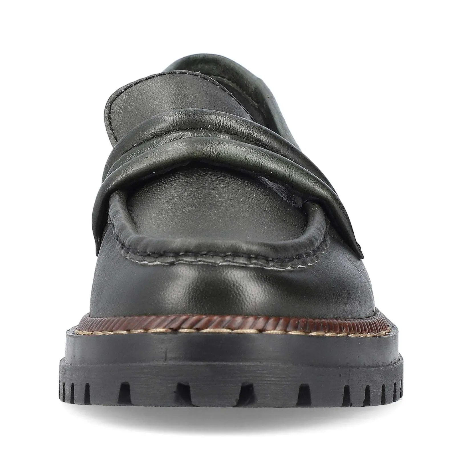 Discount Women'S Loafers Army Green Ladies Loafers & Ballerinas