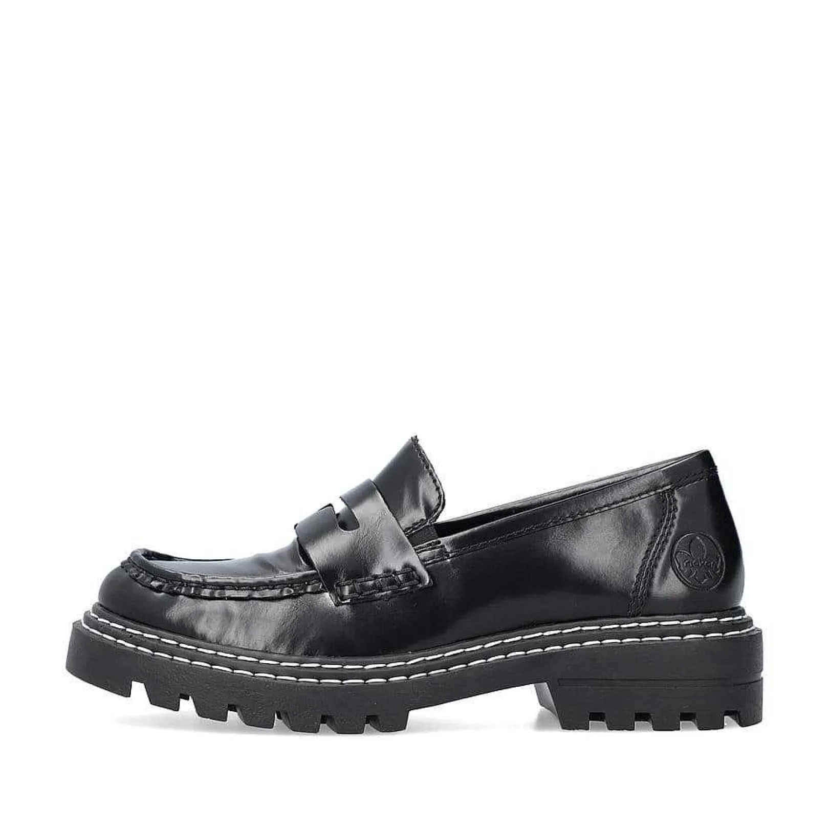 New Women'S Loafers Graphite Black Ladies Loafers & Ballerinas
