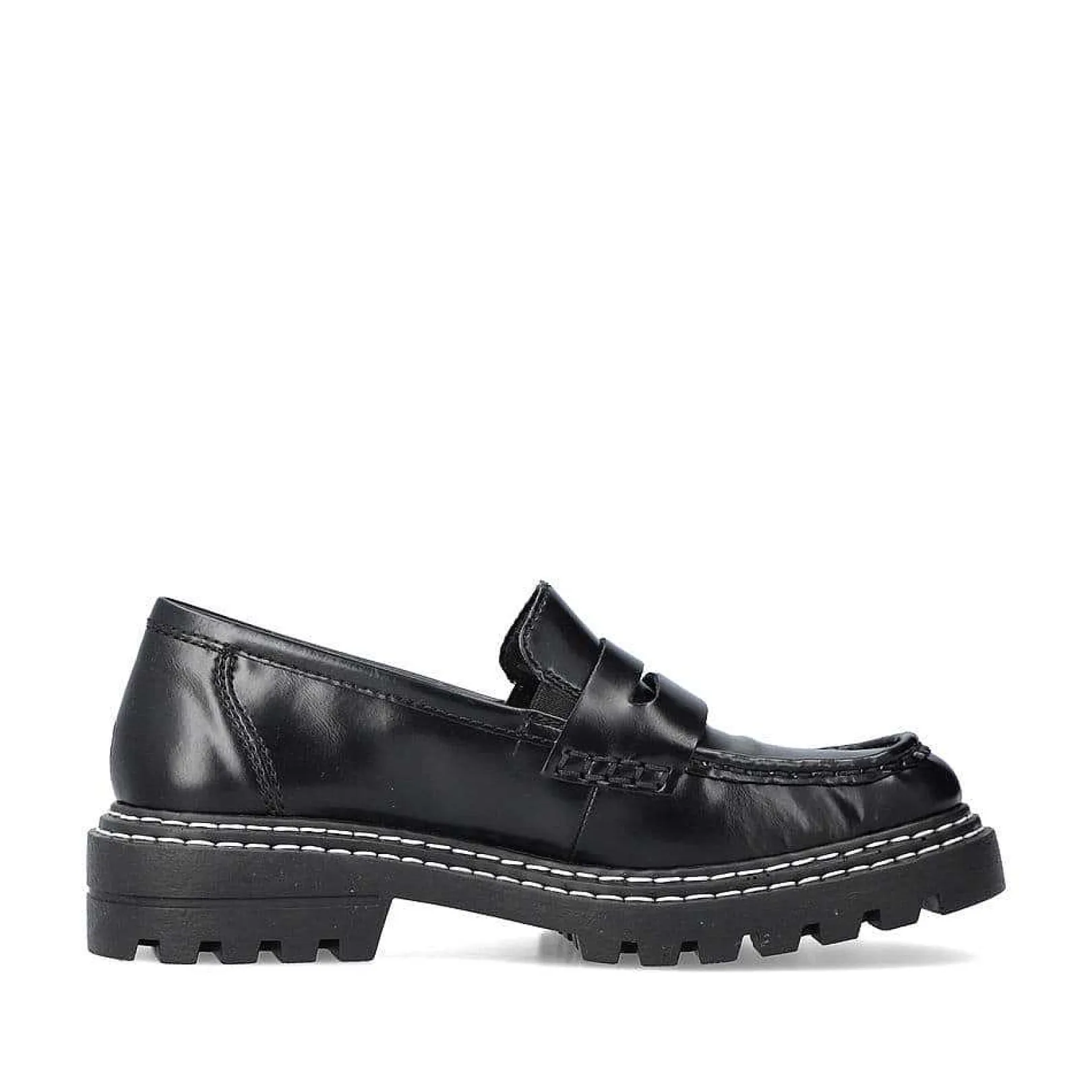 New Women'S Loafers Graphite Black Ladies Loafers & Ballerinas