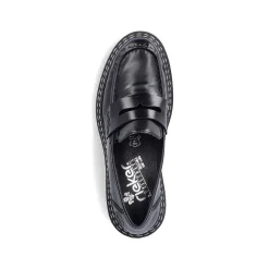 New Women'S Loafers Graphite Black Ladies Loafers & Ballerinas