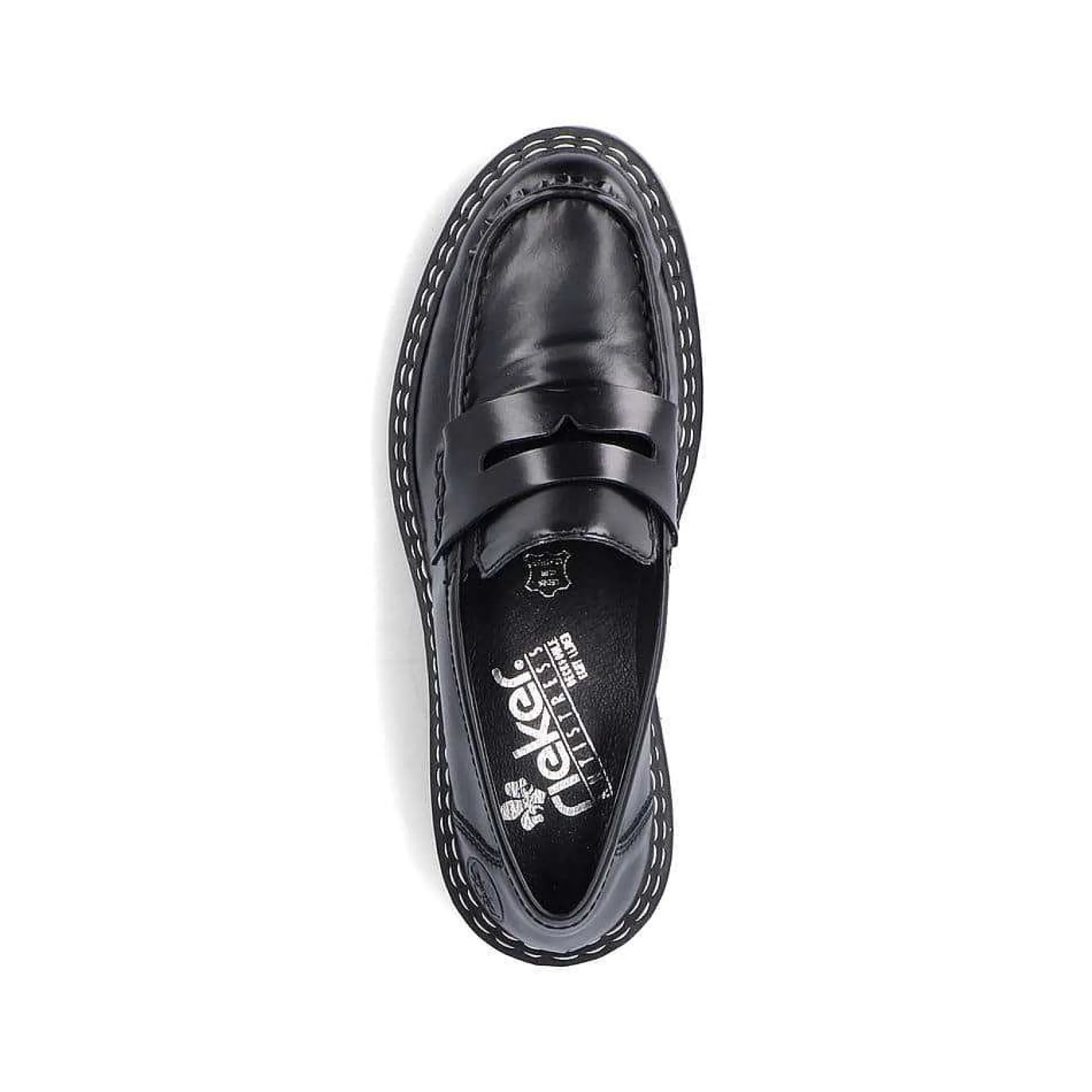 New Women'S Loafers Graphite Black Ladies Loafers & Ballerinas