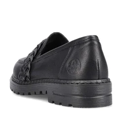 Online Women'S Loafers Graphite Black Ladies Loafers & Ballerinas