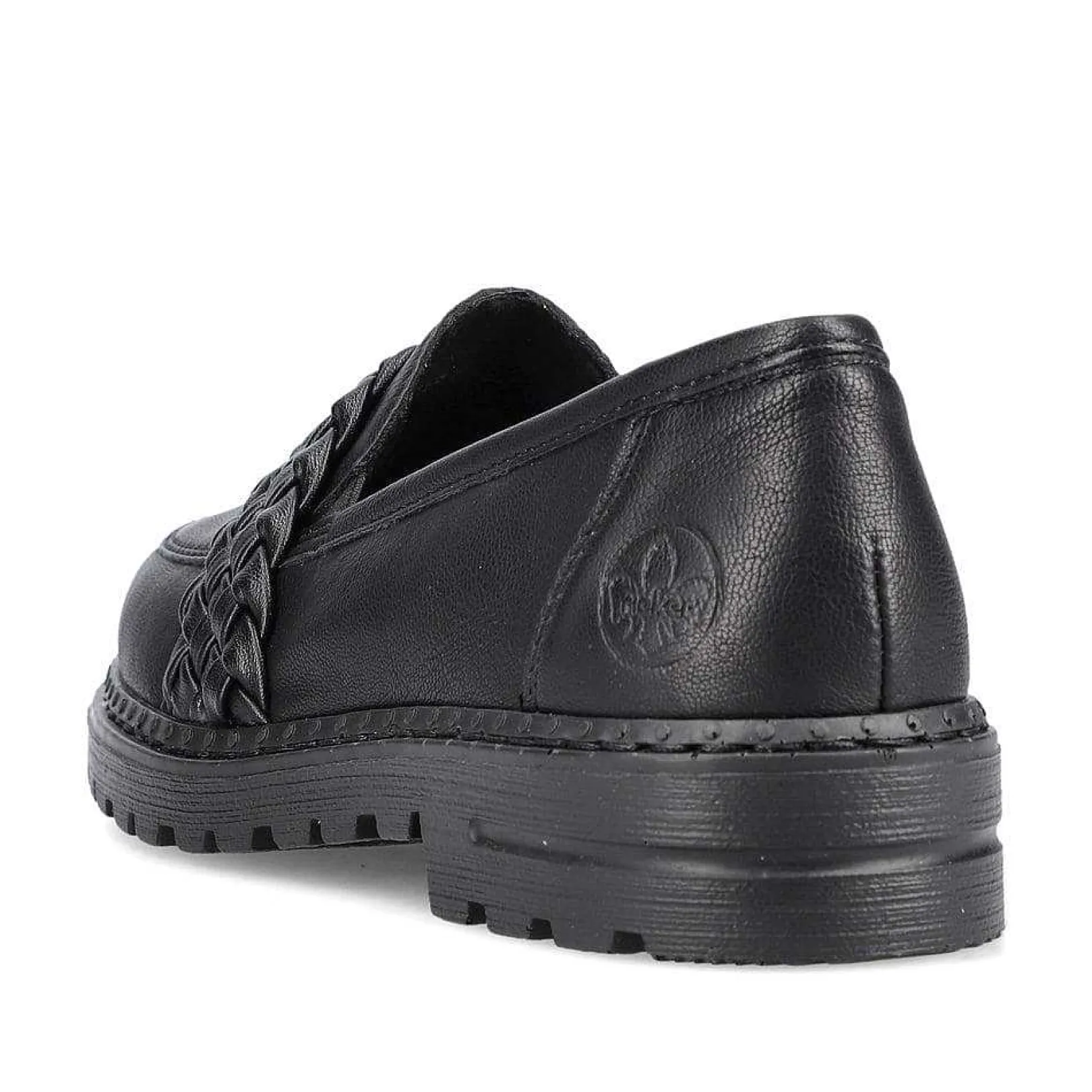 Online Women'S Loafers Graphite Black Ladies Loafers & Ballerinas