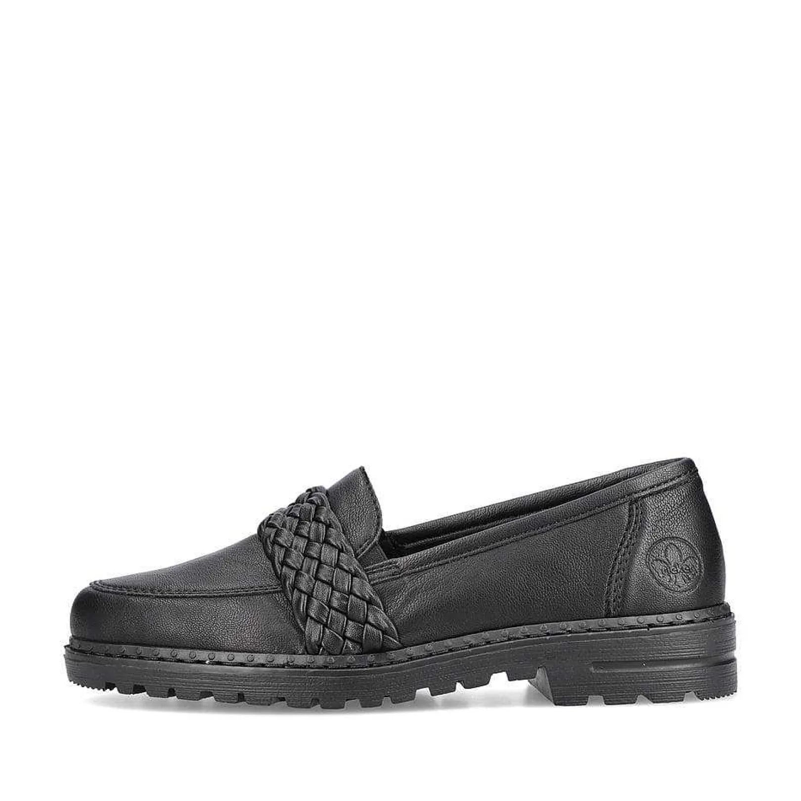 Online Women'S Loafers Graphite Black Ladies Loafers & Ballerinas
